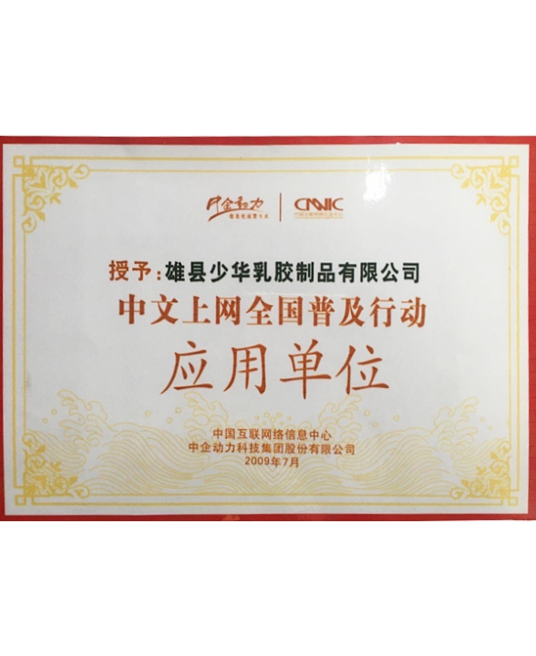 中文上網(wǎng)全國普及行動應用單位